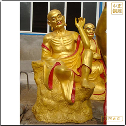 寺廟銅十八羅漢雕塑廠(chǎng)家