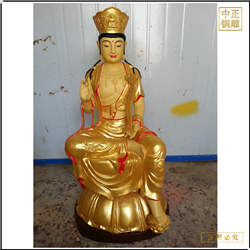 大型觀(guān)音菩薩銅雕塑