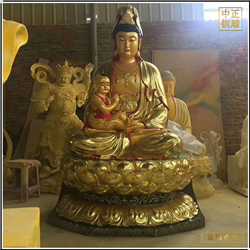 大型送子觀(guān)音銅像