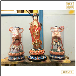 大型鑄銅觀(guān)音菩薩銅雕塑