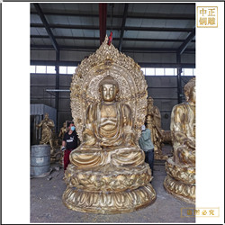 釋迦牟尼佛銅像批發 