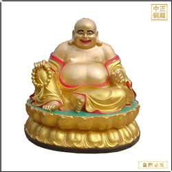 寺廟大肚彌勒佛銅像鑄造廠 