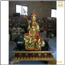坐神獸地藏王銅佛像報價(jià)