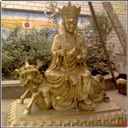 貼金地藏王菩薩銅佛像工廠(chǎng)