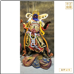 定制大型彩繪四大天王銅佛像廠(chǎng)