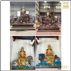 定做文殊普賢雕塑廠