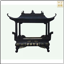 長(cháng)方形帶蓋銅香爐定制