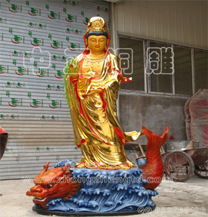 銅滴水觀(guān)音銅像