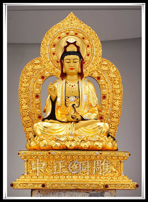 鑄銅觀(guān)音雕塑
