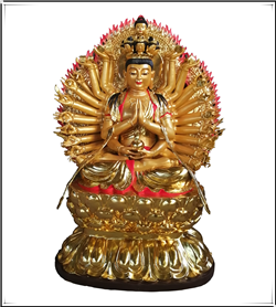 千手觀(guān)音銅像