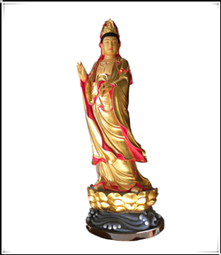 灑水觀(guān)音銅像
