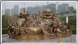 大型彌勒佛銅佛像