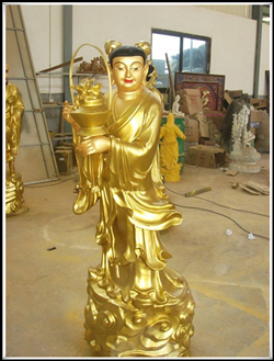 貼金藍采和雕塑|藍采和雕塑價格