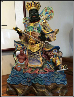 南方增長天王佛像