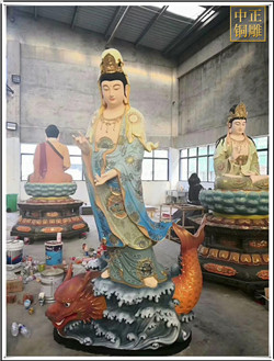 龍頭觀(guān)音雕塑|加工龍頭觀(guān)音菩薩