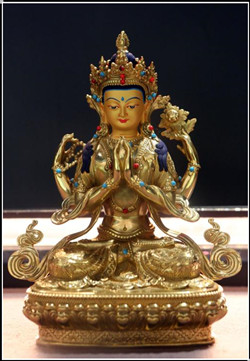 四臂觀(guān)音銅像價(jià)格|鑄銅四臂觀(guān)音
