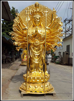 3米千手觀(guān)音銅像|大型千手觀(guān)音雕塑