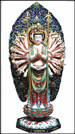 十一面觀(guān)音雕塑|定做十一面觀(guān)音